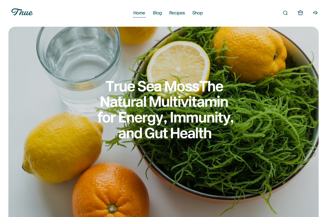 True Sea Moss: Nature’s Multivitamin for Energy, Immunity, and Gut Health